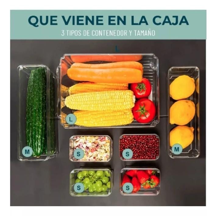 Contenedores Multiusos 7 piezas