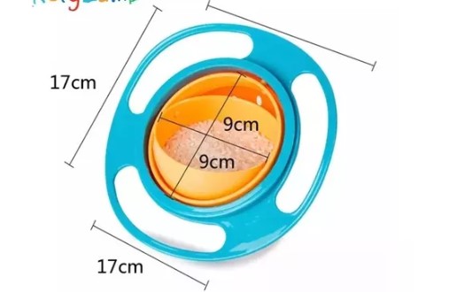 Plato Antivuelco Giratorio Bebé 360°